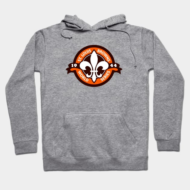 Defunct St. Louis Browns Baseball Champs 1944 Hoodie by LocalZonly